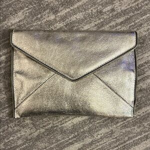 Rebecca Minkoff Gold Envelope Clutch
